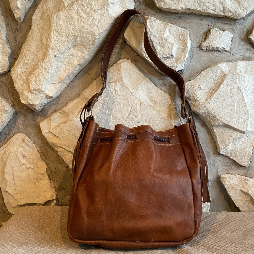 Gorgeous handmade leather bag - Picture 3 of 8